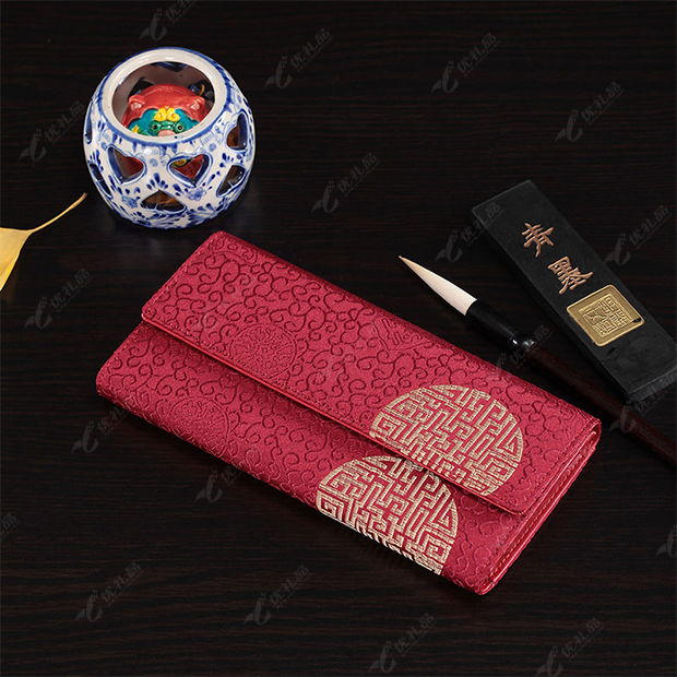 真皮100%真丝桑蚕丝云锦三折钱包/卡包女款皮夹定制