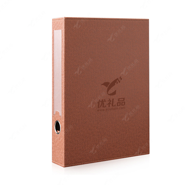 皮革档案资料盒