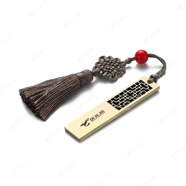 黄铜光版黑胶体U盘