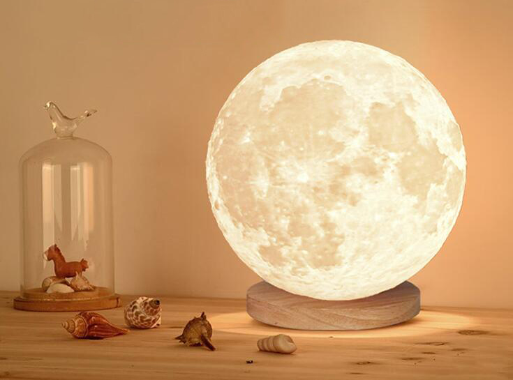 3D打印触摸月球灯