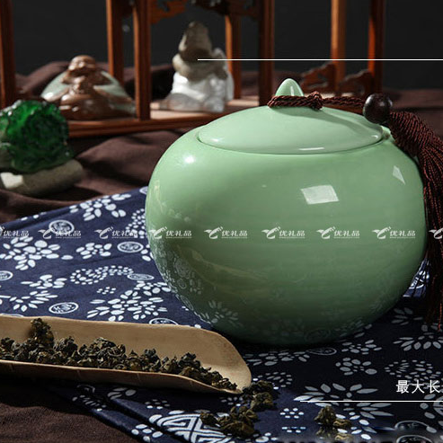 龙泉青瓷茶叶罐