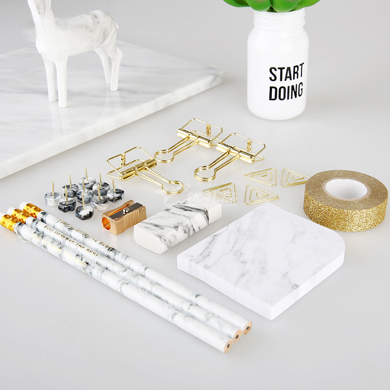 never大理石创意个性文具套装