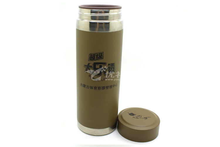 高档紫砂水杯380ml不锈钢真空保溫杯定制办公杯可印LOGO_4