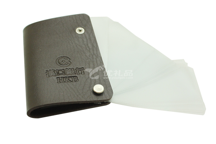 简约防磁銀行卡包优质纯色PU卡包定制印刷LOGO企业禮品定制_3