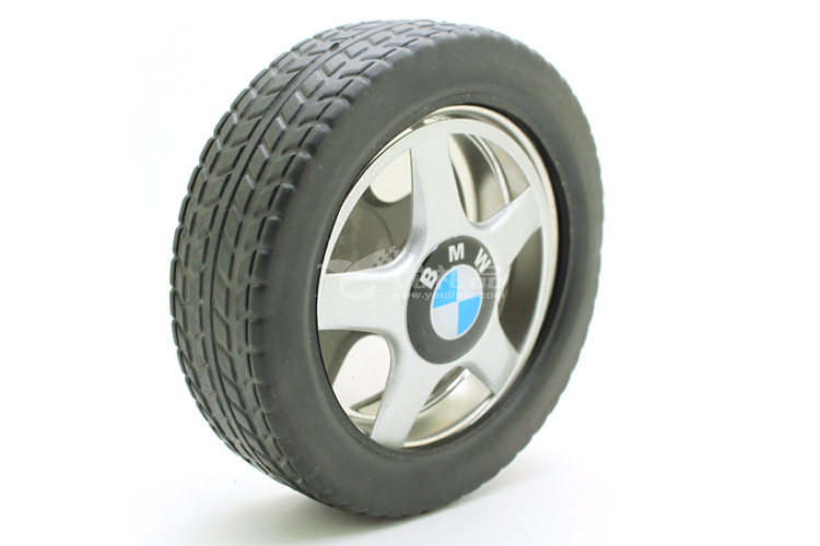 創意禮品 仿宝马轮胎烟灰缸带盖定制 _4