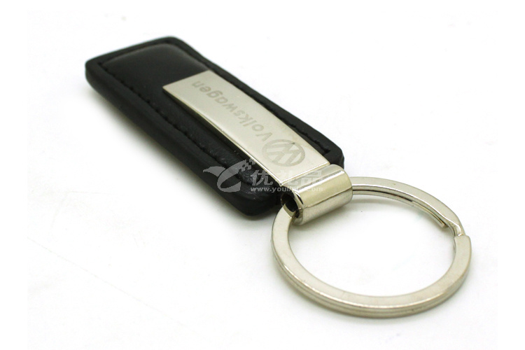 实用pu鑰匙扣简约皮质刻字钥匙圈钥匙挂扣定制_2