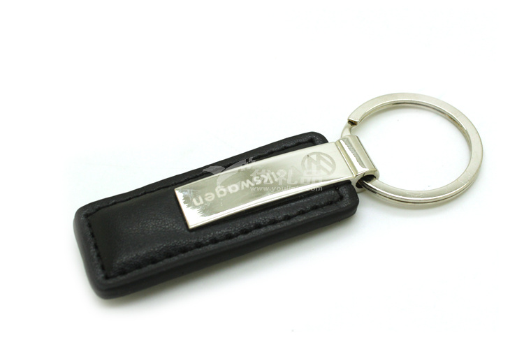 实用pu鑰匙扣简约皮质刻字钥匙圈钥匙挂扣定制_6