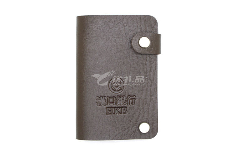 简约防磁銀行卡包优质纯色PU卡包定制印刷LOGO企业禮品定制_1
