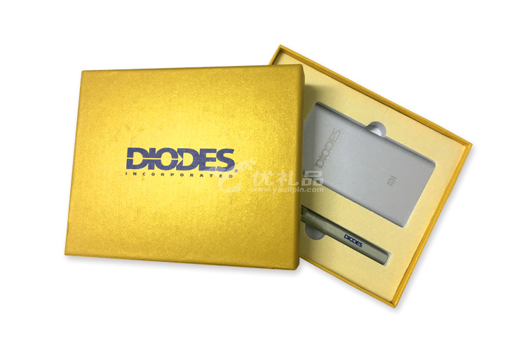 时尚商務禮品5000mah移動電源8GBS手机两用U盤商务筆套装定制_1