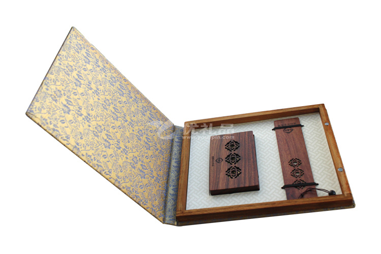 高檔窗棂書簽名片夾禮盒套裝_1