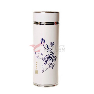 口杯 骨瓷杯 佳嘉丽 280ml 红、白、蓝
