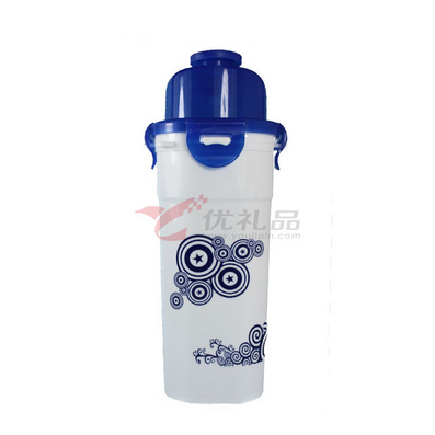 青花瓷高嘴密封杯