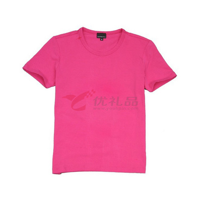 160克普梳全棉短袖圆领衫/文化衫/T恤定制