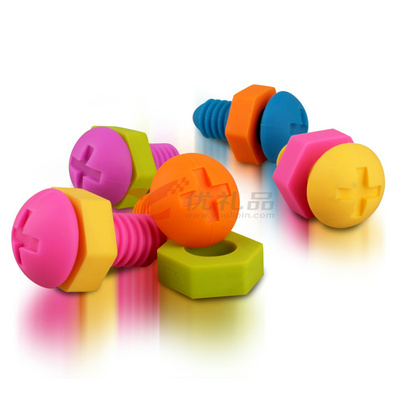 Stylor/法国花色 欧式螺钉型红酒密封瓶塞 纳米硅胶时尚创意制品