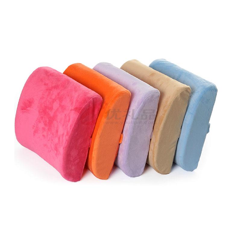 慢回弹记忆棉汽车靠垫/腰垫/腰靠 