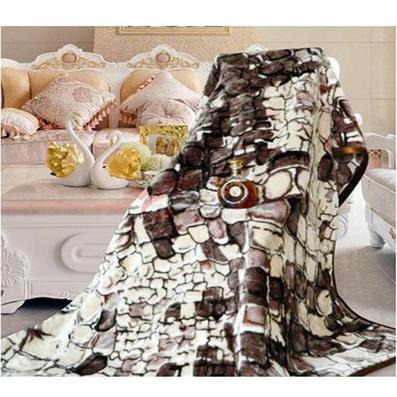 小梦羊拉舍尔绒富贵香妃毛毯定制