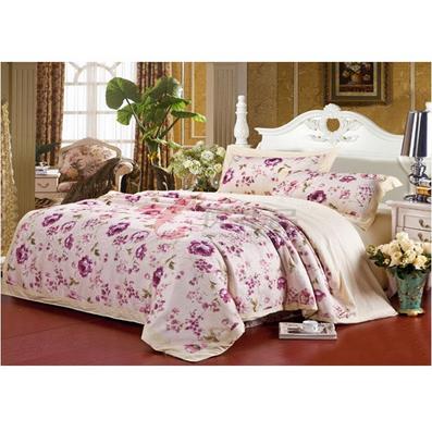 小梦羊花香彩绘四件套