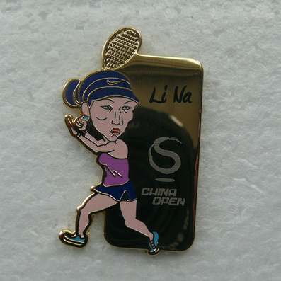 锌合金开模徽章定制  人物徽章