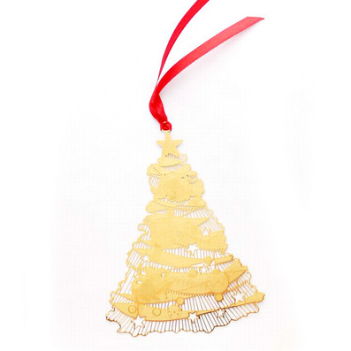 圣诞树 圣诞老人 镂空书签定制