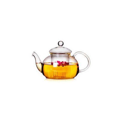 耐热玻璃茶具 创意带过滤内胆玻璃茶壶 唯美花茶壶定制