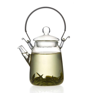 耐热玻璃茶具 提梁壶玻璃 花茶壶水壶定制