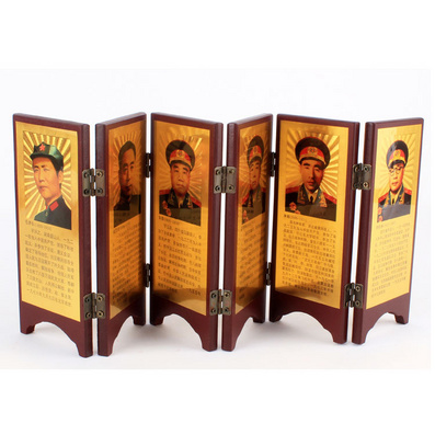 精选七大伟人屏风 办公桌屏风
