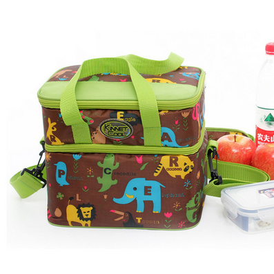 动物图双层方形保温袋 冰包 保鲜包定制