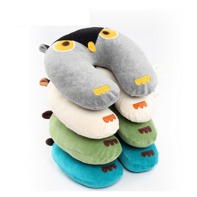 猫头鹰卡通U型枕定制 颈枕定制