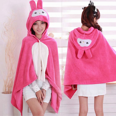 珊瑚绒披肩定制