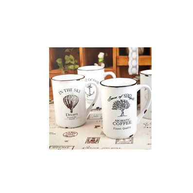 复古陶瓷杯 仿搪瓷杯 创意杯子 马克杯定制