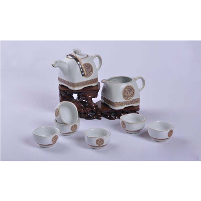 汝窑茶具套装正品 蝉翼开片 整套汝瓷功夫茶艺批发茶壶