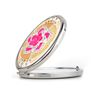 高档化妆镜批发 彩绘化妆镜定制