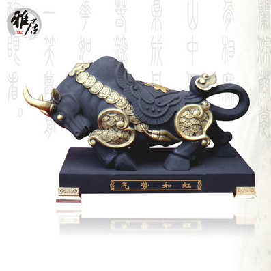 活性炭雕工艺品 气势如虹 碳雕商务礼品定制