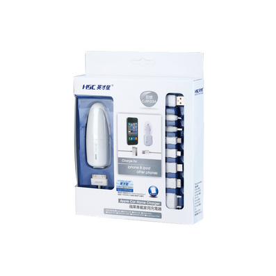  8合1USB万能充 iphone4苹果4 车家两用充电器定制