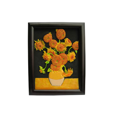 创意炭雕工艺品 墙上挂画 室内挂件 高档礼品定制