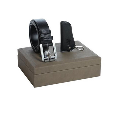 腰带 车钥匙包 礼盒皮具套装两件套