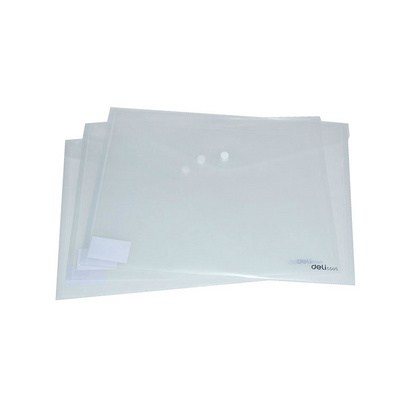 得力(deli) 按扣文件袋 A4 纽扣袋 按扣文件袋