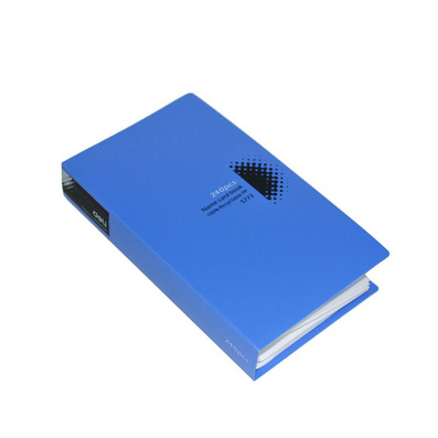 得力塑料名片册 大容量男商务名片本