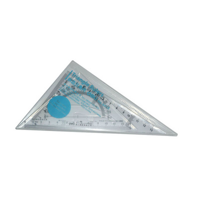 得力（deli）斜边三角尺多功能三角尺