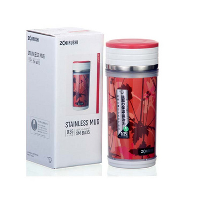象印不锈钢双层真空保溫杯/保冷杯 可换照片 350ML