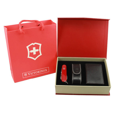 维氏VICTORINOX瑞士军刀礼盒三件套 