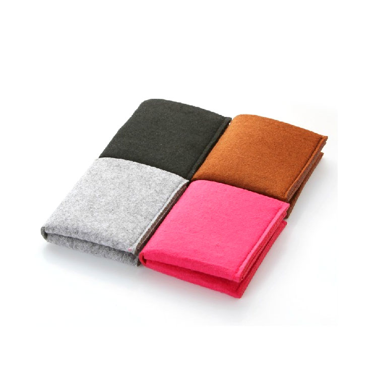 毛毡男女式卡包 短款 多功能收纳钱卡包