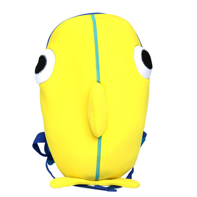 防水环保潜水料儿童书包 小朋友背包金鱼包