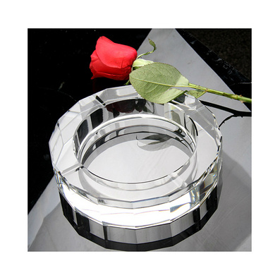 十六面款式商务水晶烟灰缸定制