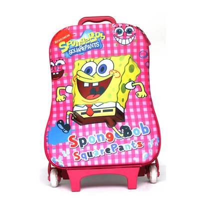 海绵宝宝小学生拉杆书包
