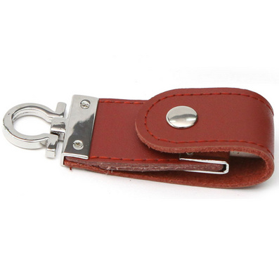 真皮u盘  定做加标  8G 