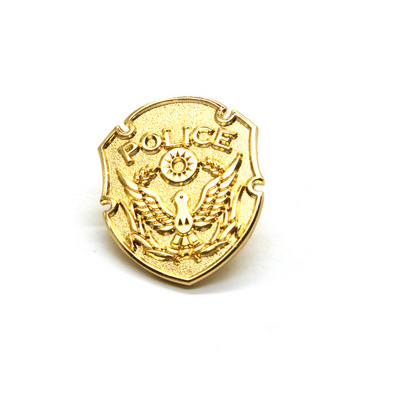 金色优质铜质徽章批量定制
