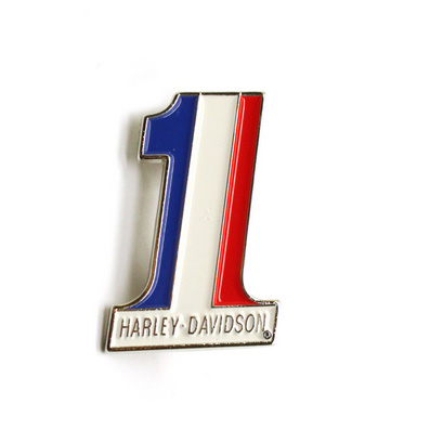 合金烤漆蝴蝶扣徽章定制