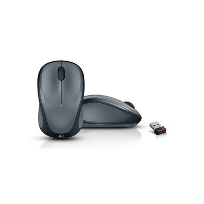 罗技(Logitech)  无线光电鼠标 升级为优联技术 灰色