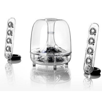 JBL SOUNDSTICKS BT 3代水晶无线蓝牙音响 桌面音箱